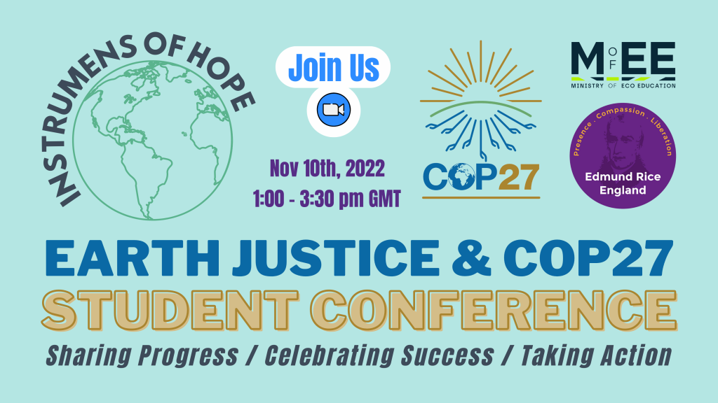 Earth Justice and COP27 Zoom Conference – Edmund Rice Education